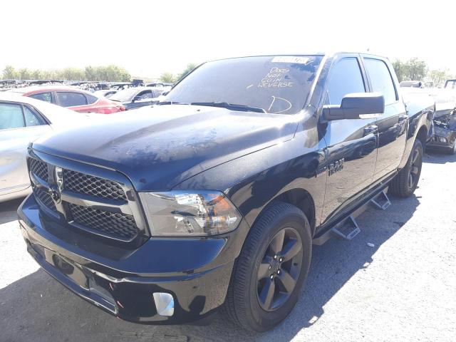 1C6RR6LT9JS216710 - 2018 RAM 1500 SLT BLACK photo 2