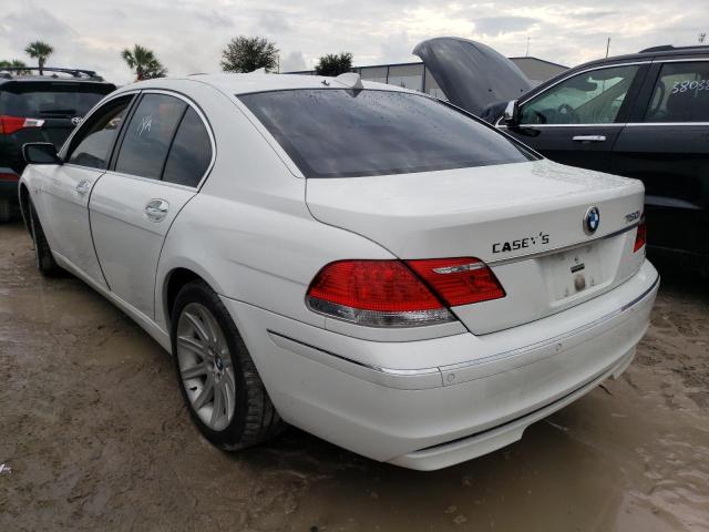 WBAHL83516DT00189 - 2006 BMW 750 I WHITE photo 3