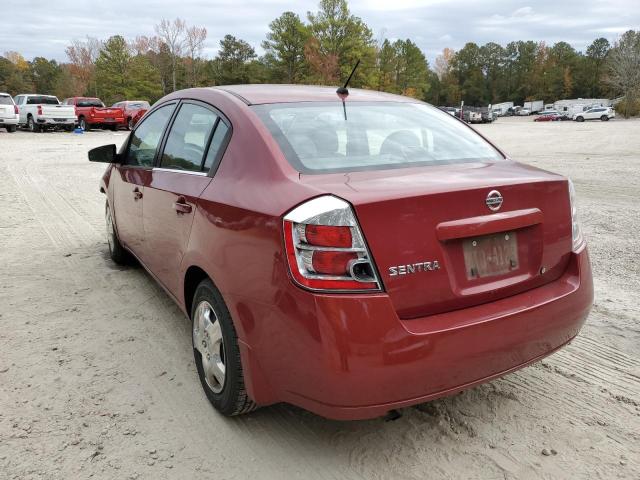 3N1AB61E18L690175 - 2008 NISSAN SENTRA 2.0 BURGUNDY photo 3