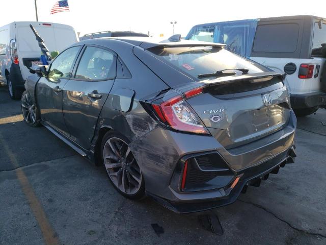 SHHFK7H90LU415372 - 2020 HONDA CIVIC SPOR 灰色 照片 3