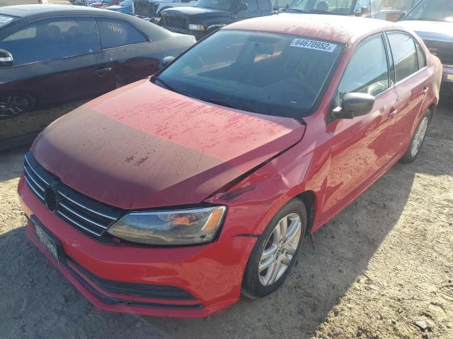 3VW2K7AJ7FM212030 - 2015 VOLKSWAGEN JETTA BASE RED photo 2