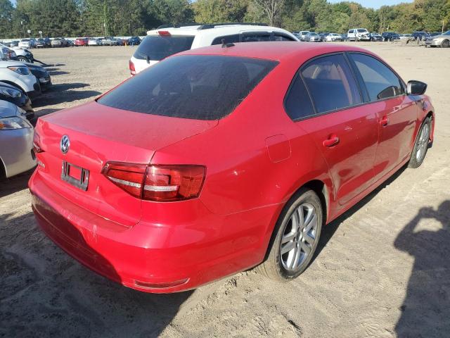 3VW2K7AJ7FM212030 - 2015 VOLKSWAGEN JETTA BASE RED photo 4