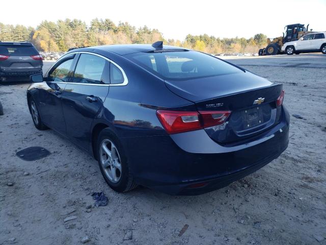 1G1ZB5ST6HF143428 - 2017 CHEVROLET MALIBU L BLUE photo 3