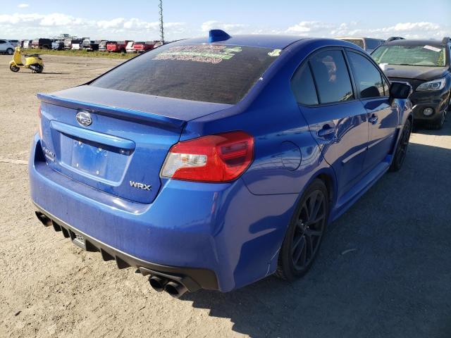 JF1VA1L68J8839346 - 2018 SUBARU WRX LIMITE BLUE photo 4