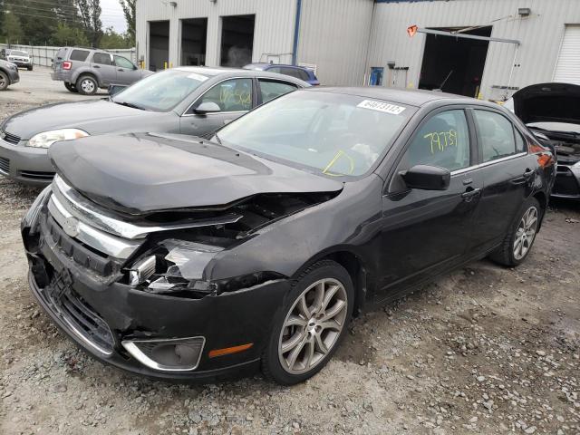 3FAHP0CG5CR386206 - 2012 FORD FUSION SEL BLACK photo 2