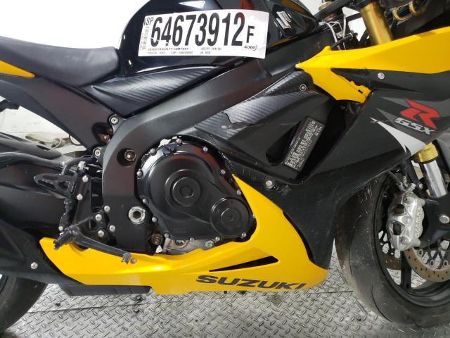 JS1GR7MA9H2100320 - 2017 SUZUKI GSX-R750 YELLOW photo 5