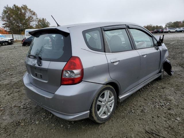 JHMGD386X7S002087 - 2007 HONDA FIT S 银色 照片 4