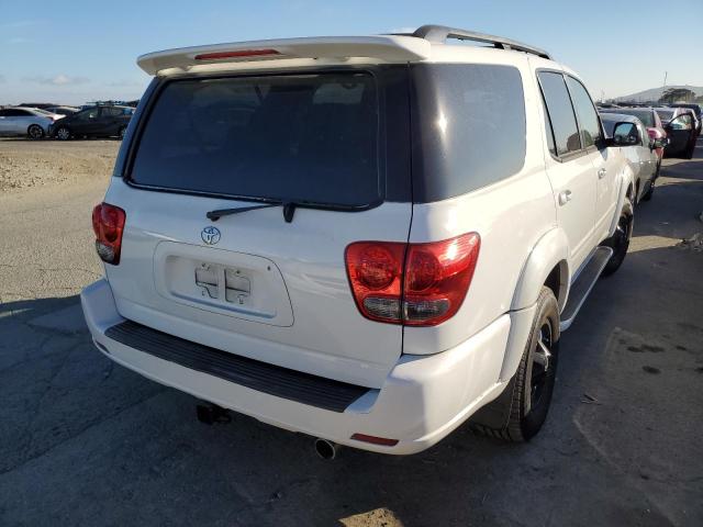 5TDZT34A35S262862 - 2005 TOYOTA SEQUOIA WHITE photo 4