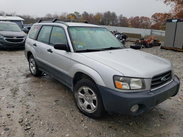 JF1SG63635H741278 - 2005 SUBARU FORESTER 2 SILVER photo 1