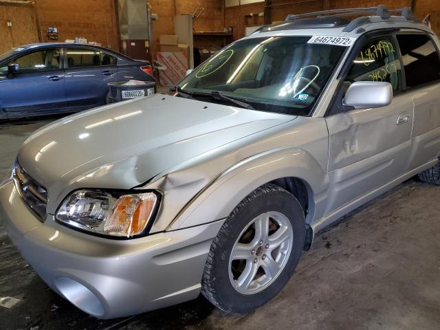 4S4BT61C837101449 - 2003 SUBARU BAJA SILVER photo 9