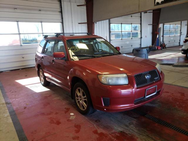 JF1SG66678H704251 - 2008 SUBARU FORESTER S RED photo 1
