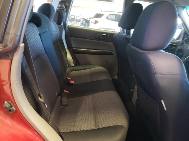 JF1SG66678H704251 - 2008 SUBARU FORESTER S RED photo 6