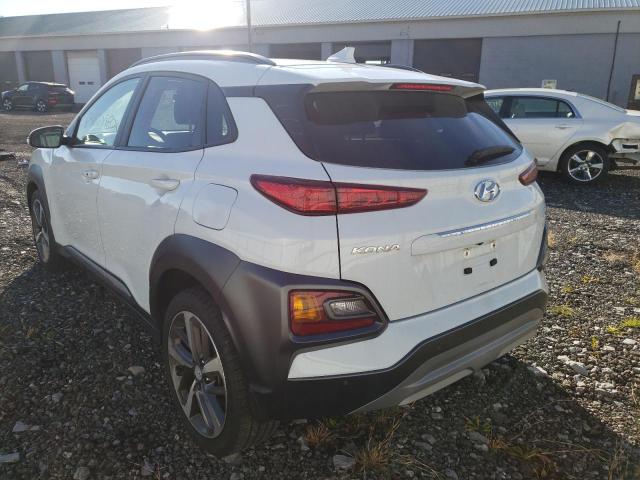 KM8K5CA50MU618371 - 2021 HYUNDAI KONA ULTIM WHITE photo 3