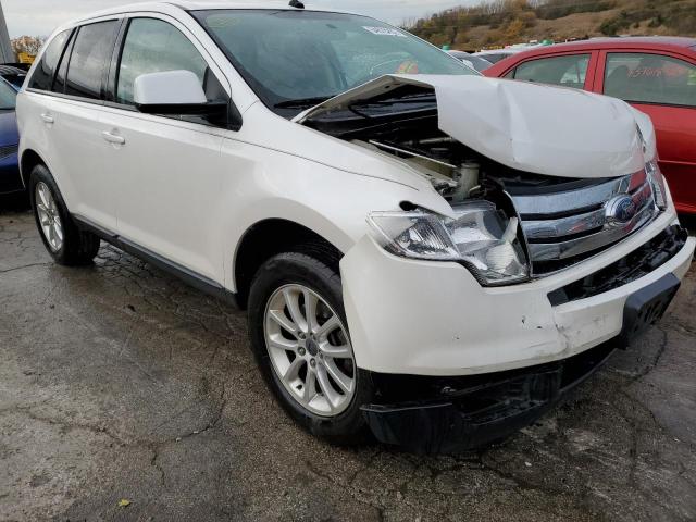 2FMDK38C89BA67416 - 2009 FORD EDGE SEL WHITE photo 1