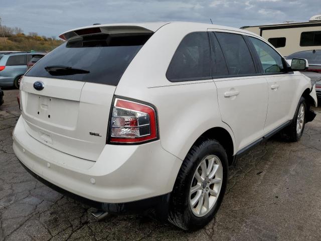 2FMDK38C89BA67416 - 2009 FORD EDGE SEL WHITE photo 4