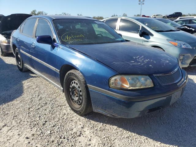 2G1WF52E049270879 - 2004 CHEVROLET IMPALA BLUE photo 1