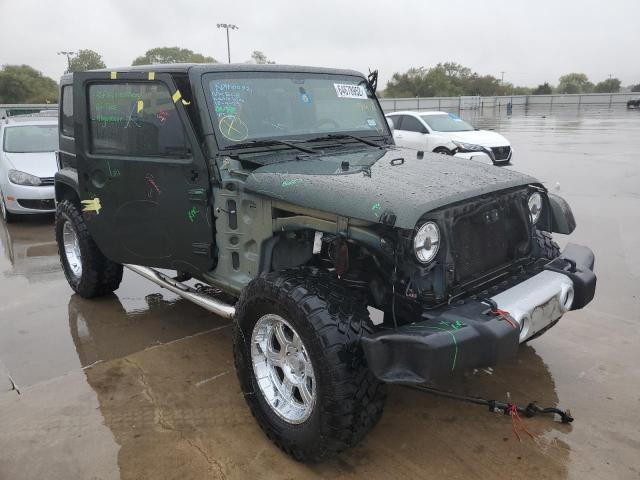 1J4BA5H19BL509287 - 2011 JEEP WRANGLER U GREEN photo 1