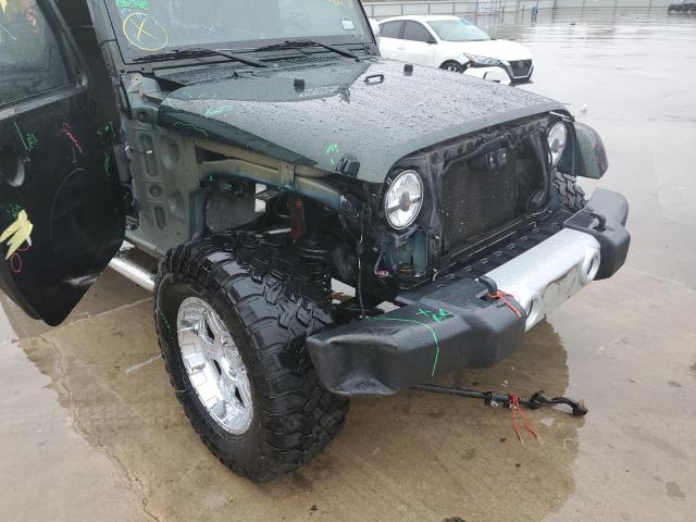 1J4BA5H19BL509287 - 2011 JEEP WRANGLER U GREEN photo 9