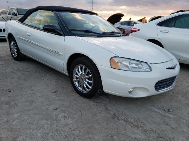 1C3EL65U61N663691 - 2001 CHRYSLER SEBRING LI WHITE photo 1