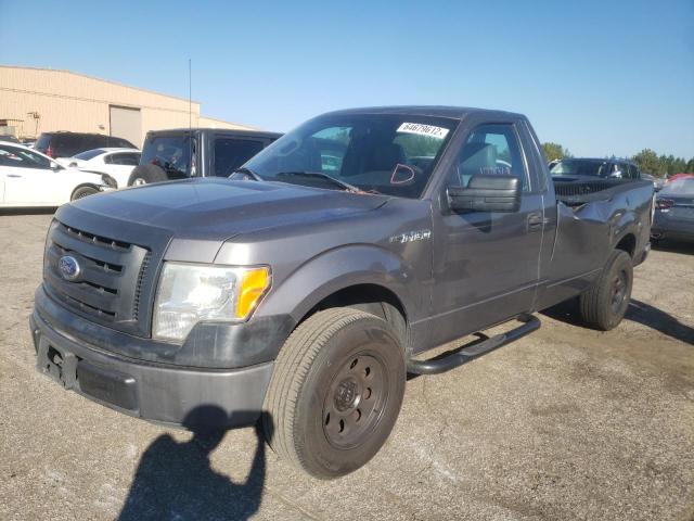 1FTMF1CM3BKD38312 - 2011 FORD F150 CHARCOAL photo 2