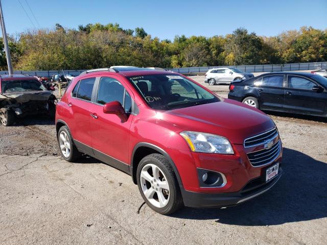 KL7CJTSB6FB226077 - 2015 CHEVROLET TRAX LTZ RED photo 1