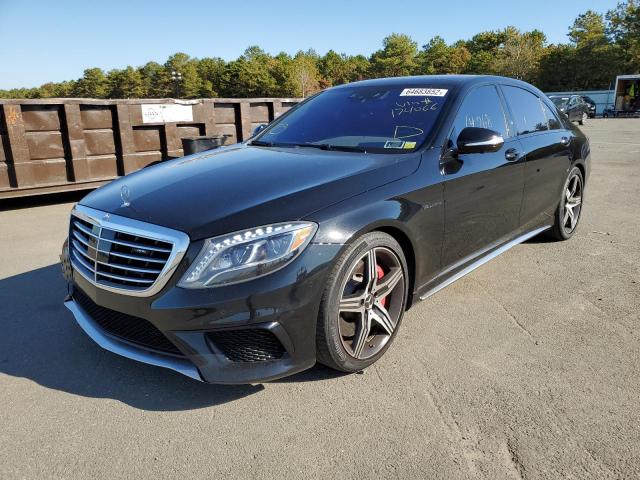 WDDUG7JB0FA174066 - 2015 MERCEDES-BENZ S 63 AMG BLACK photo 2