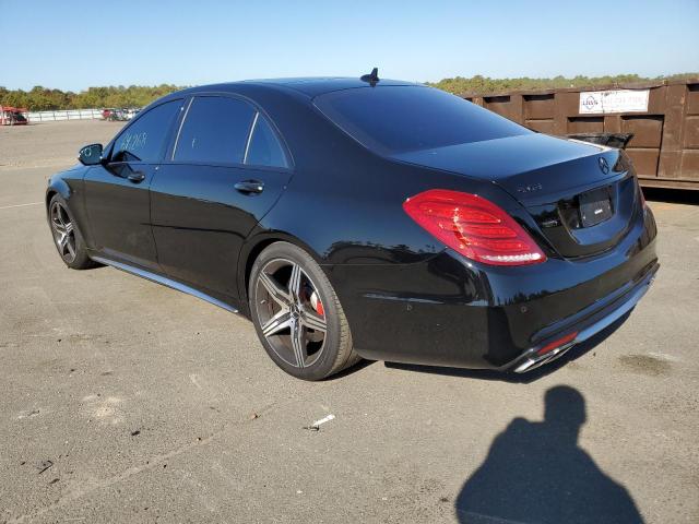 WDDUG7JB0FA174066 - 2015 MERCEDES-BENZ S 63 AMG BLACK photo 3