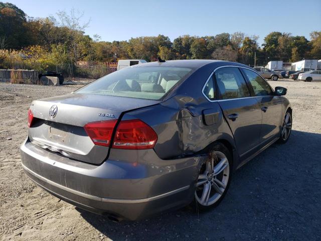 1VWCM7A33DC132903 - 2013 VOLKSWAGEN PASSAT SEL GRAY photo 4