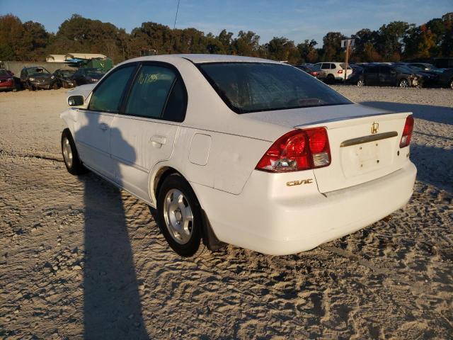 JHMES96643S007816 - 2003 HONDA CIVIC HYBR WHITE photo 3