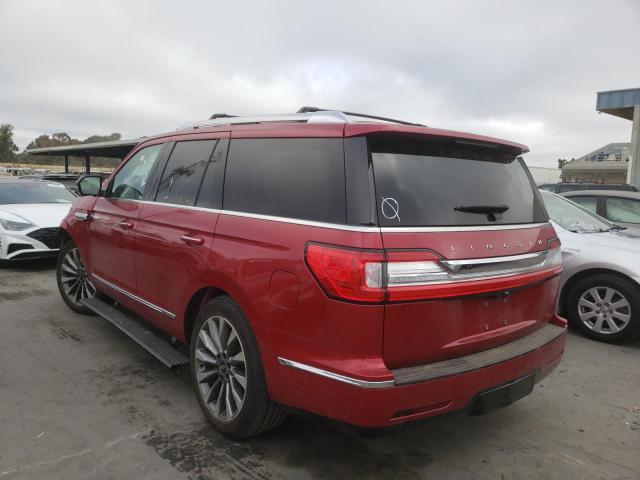 5LMJJ2LT3LEL11859 - 2020 LINCOLN NAVIGATOR RED photo 3