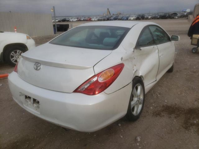 4T1CA38P24U034853 - 2004 TOYOTA CAMRY SOLA WHITE photo 4