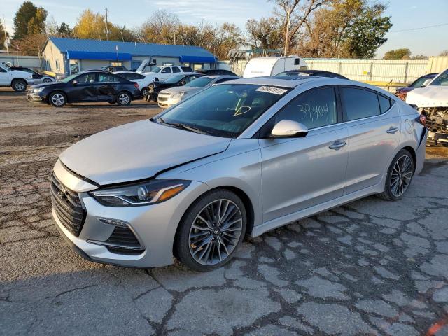 KMHD04LB5JU683485 - 2018 HYUNDAI ELANTRA SP SILVER photo 2