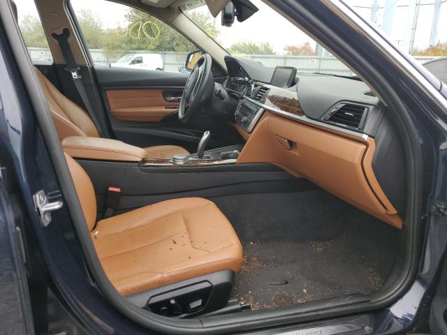 WBA3B9G57FNR94524 - 2015 BMW 335 XI BLUE photo 5