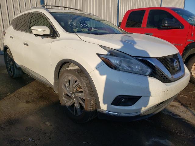 5N1AZ2MG6FN246149 - 2015 NISSAN MURANO S/S WHITE photo 1