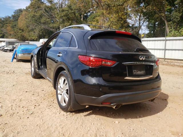 JN8CS1MU9DM141825 - 2013 INFINITI FX37 BLACK photo 3