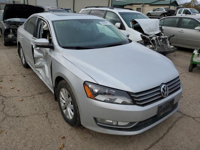 1VWCN7A30EC038914 - 2014 VOLKSWAGEN PASSAT SEL SILVER photo 1