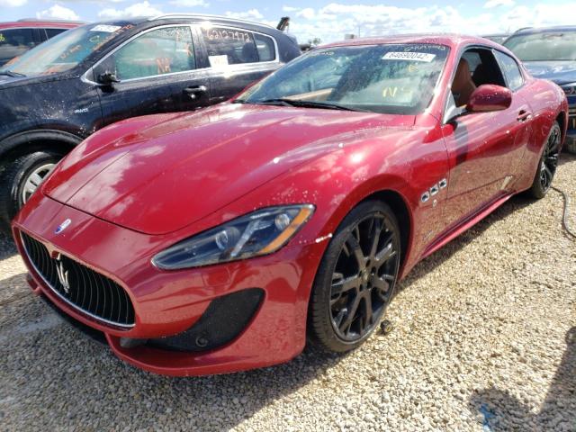 ZAM45VLA8H0214455 - 2017 MASERATI GRANTURISM RED photo 2