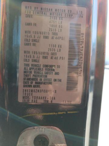 3N63M0ZN3FK698148 - 2015 CHEVROLET CITY EXPRE 蓝色 照片 10