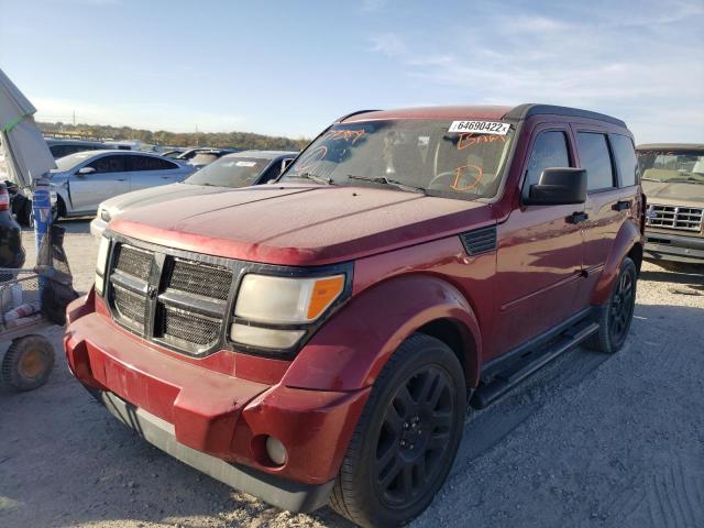 1D8GT58K08W177389 - 2008 DODGE NITRO SLT BURGUNDY photo 2