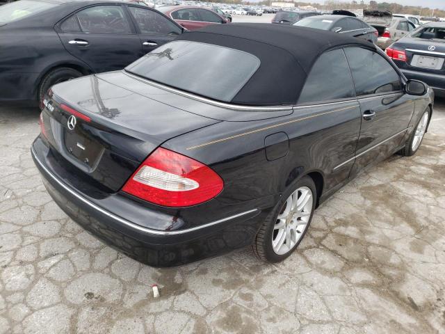 WDBTK56F39T104928 - 2009 MERCEDES-BENZ CLK 350 BLACK photo 4