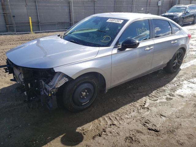 2HGFE2F53NH538951 - 2022 HONDA CIVIC SPOR 银色 照片 2