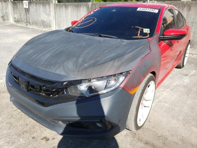 2HGFC2E84LH545471 - 2020 HONDA CIVIC SPOR TWO TONE photo 2