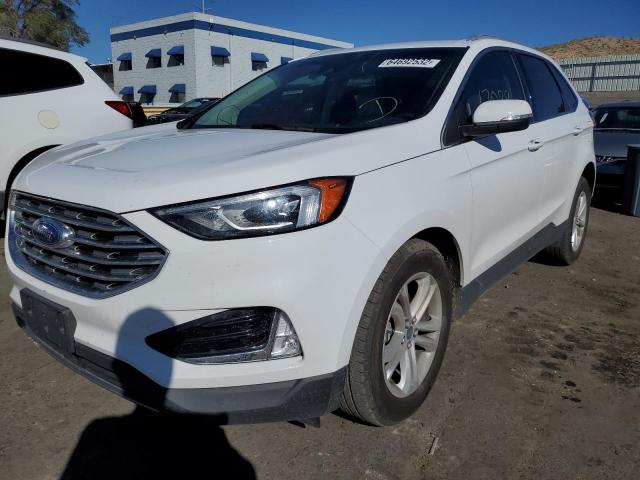 2FMPK4J91LBA42396 - 2020 FORD EDGE SEL WHITE photo 2