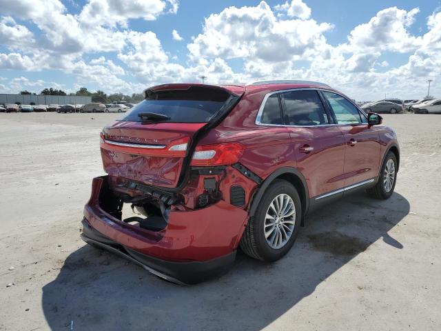 2LMTJ6KR0GBL84072 - 2016 LINCOLN MKX SELECT BURGUNDY photo 4