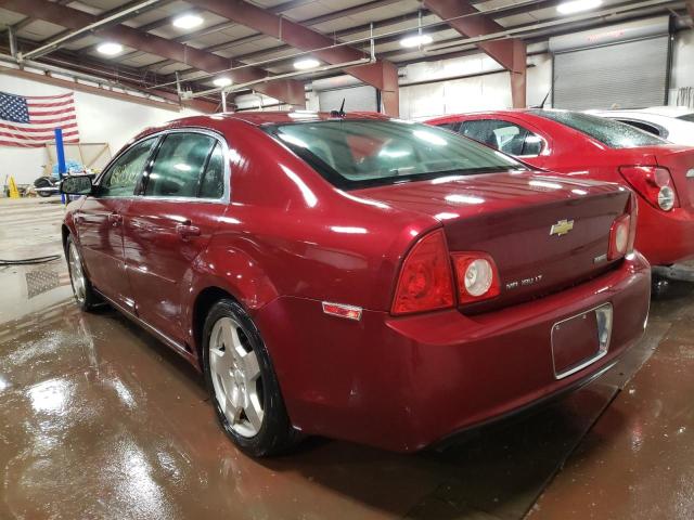 1G1ZC5E01AF119767 - 2010 CHEVROLET MALIBU 1LT Бордовый фото 3