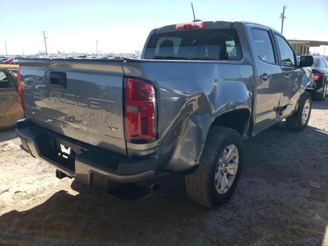 1GCGSCEN5M1218823 - 2021 CHEVROLET COLORADO L GRAY photo 4