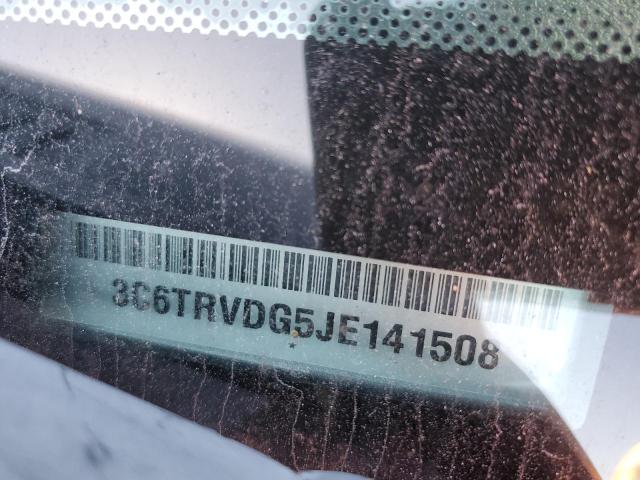 3C6TRVDG5JE141508 - 2018 RAM PROMASTER CHARCOAL photo 10