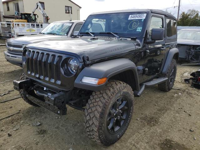 1C4GJXAN4MW756545 - 2021 JEEP WRANGLER S BLACK photo 2