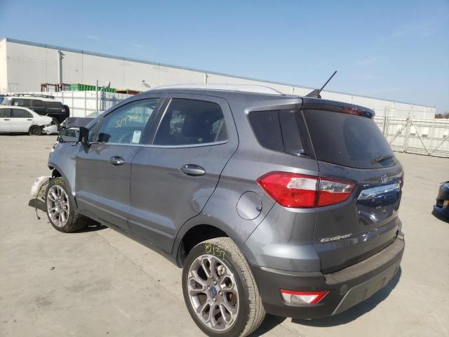 MAJ6S3KL0KC268065 - 2019 FORD ECOSPORT T GRAY photo 3