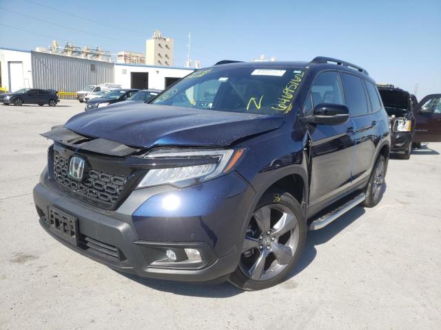 5FNYF8H96KB012418 - 2019 HONDA PASSPORT T BLUE photo 2